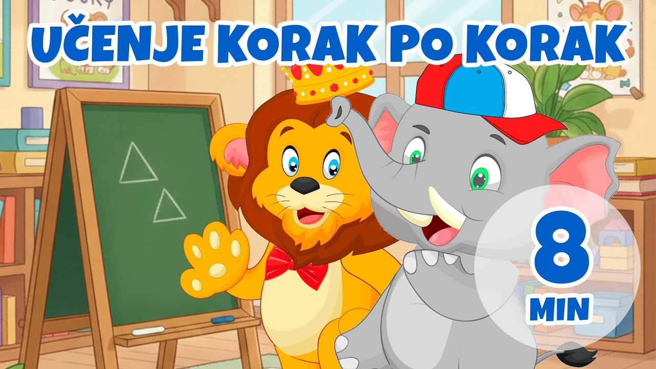 Učenje korak po korak - 8 min Giramille | Dječje pjesmice i dječije pjesmice