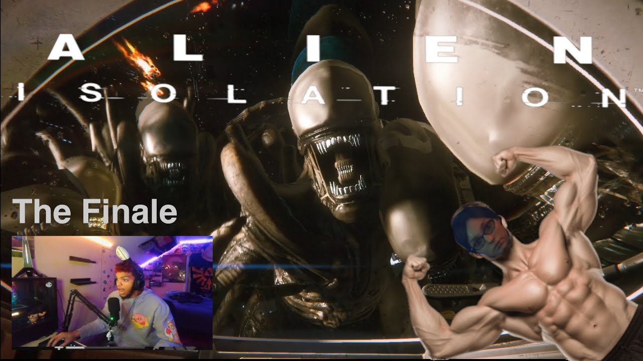 Beating A 10 Year Old Horror Game!!(Alien: Isolation) FINALE