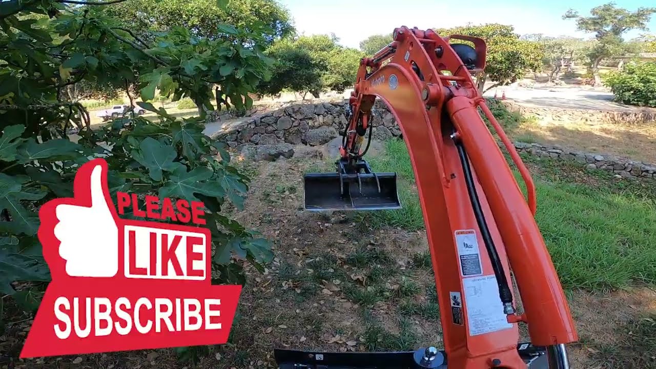 Napa Pond and Ditch cleanout Day 1 with the Kubota U17