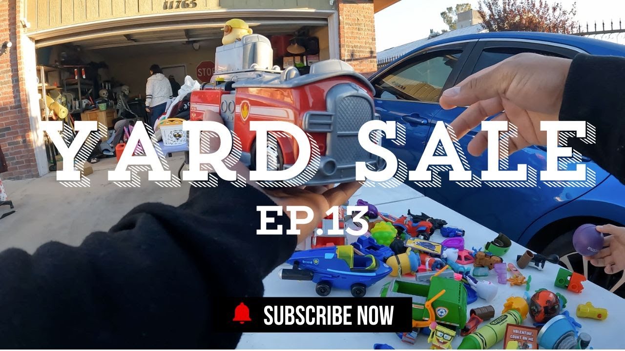 Juguetes de PAW PATROL y demasiadas cosas en las YARD SALE. Esto compramos. Ep. 13