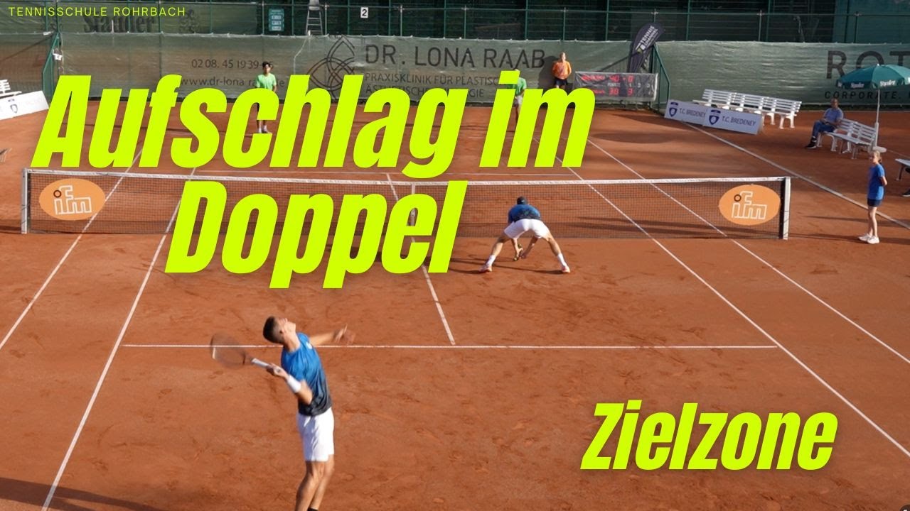 Aufschlag im Doppel I Zielzone