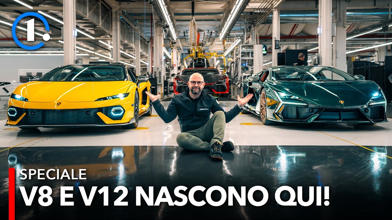 Come si costruisce 🇮🇹 una LAMBORGHINI V8 e V12
