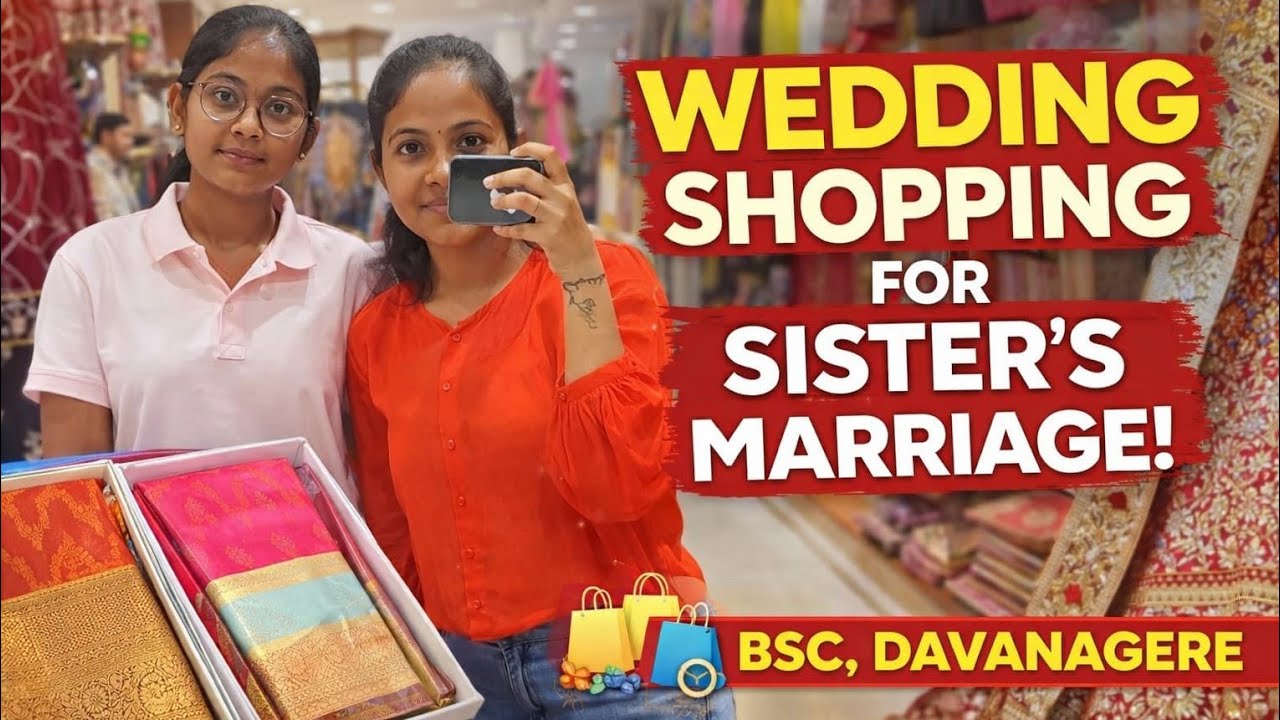 ಮದುವೆ ಸೀರೆ ಶಾಪಿಂಗ್ 🛒🛍️ || silk saree shopping vlog || #Soumyavlogs 