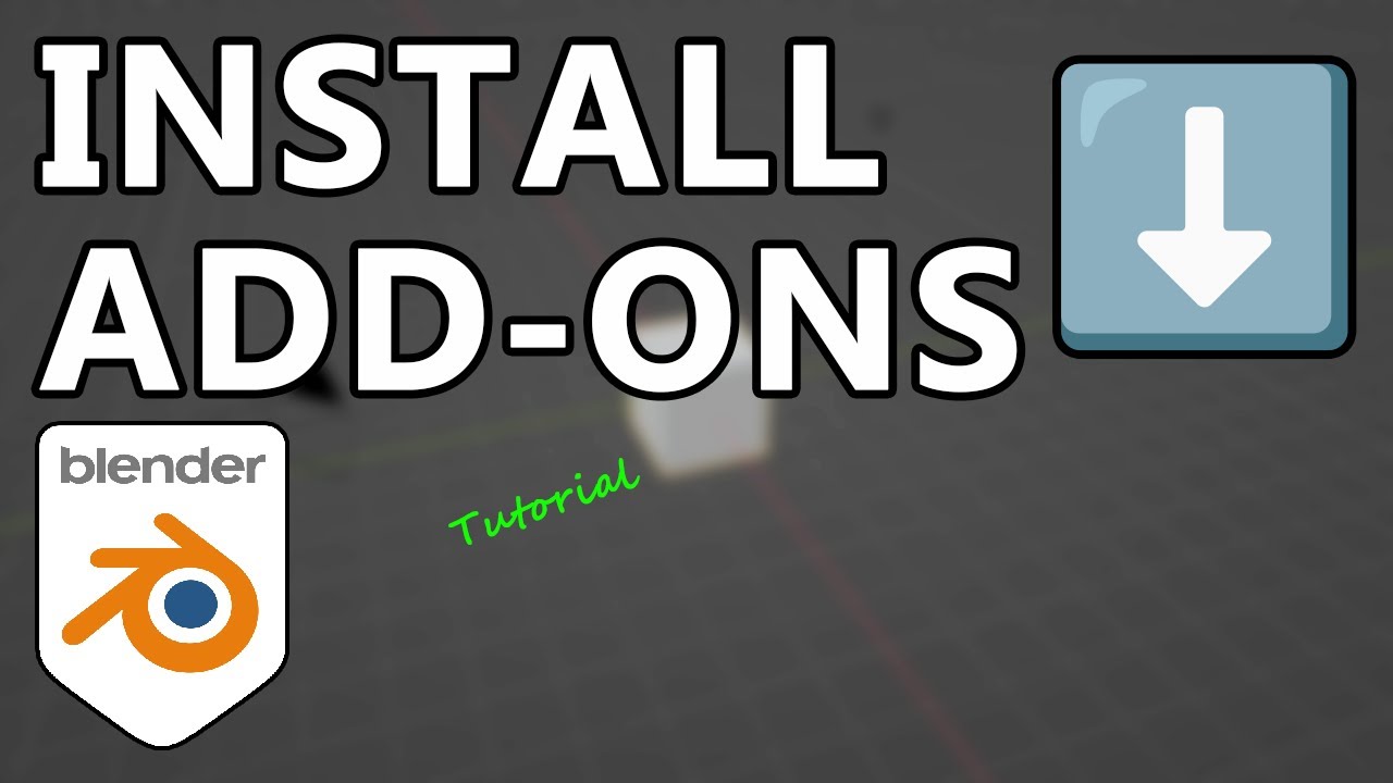 ✅How to Install Add-Ons in Blender