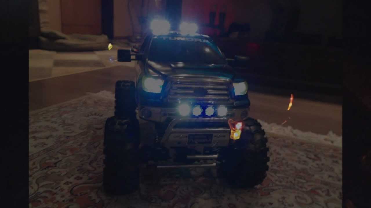 Tamiya Tundra (Тундра) Junfac MODified - LED Light Test