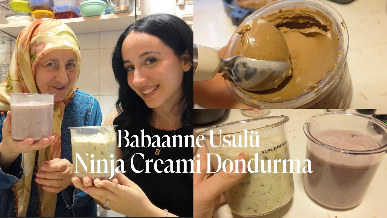 Babaanne Usulü Shark Ninja Creami Dondurma l Karadut Damla Sakızlı ve İncirli Dondurma🍦