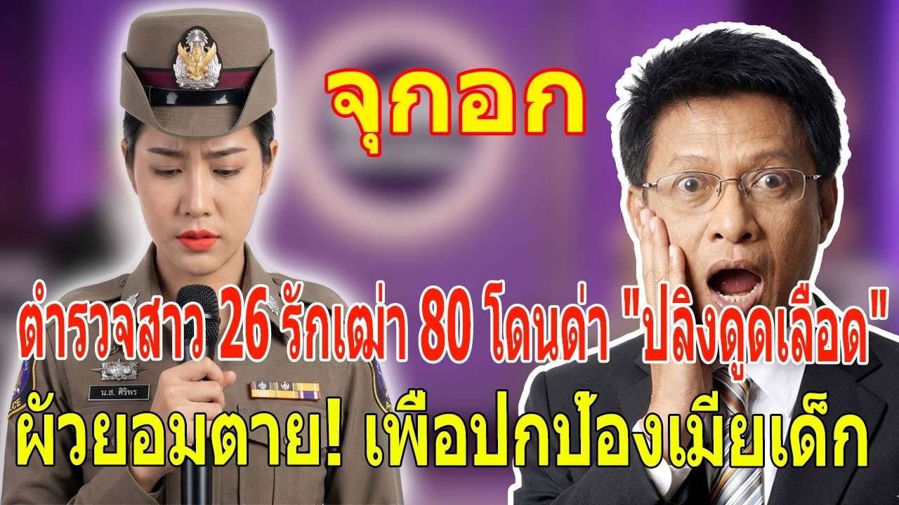 ตร.หญิง 26 รักแท้เฒ่า 80 โดนด่าเป็นปลิง ผัวยอมตายเพื่อปกป้องเมีย - เรื่องเล่ากับ ต๋อย ไตรภพ