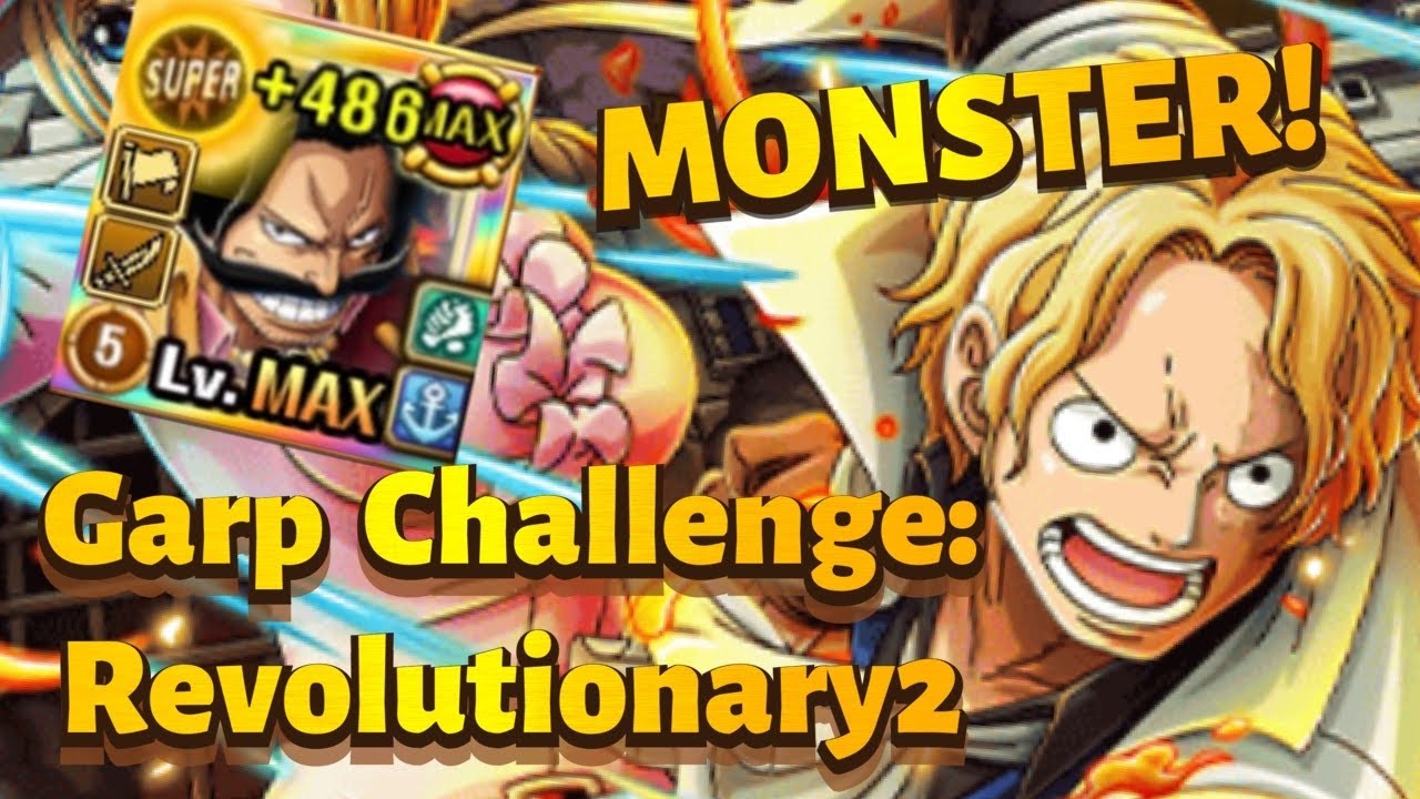 [OPTC] THE PIRATE KING!!! Gol D. Roger v Garp Challenge: REVOLUTIONARY 2!!! He’s a MONSTER!!