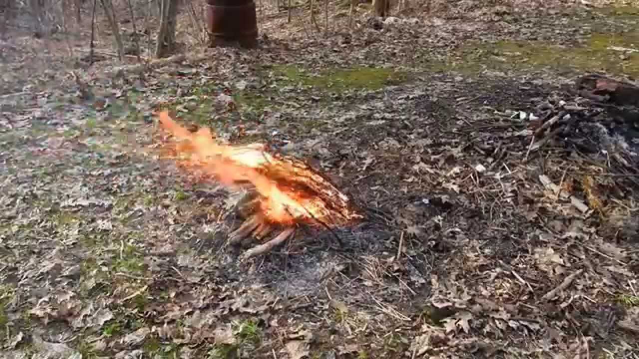 Twig Bundle Fire