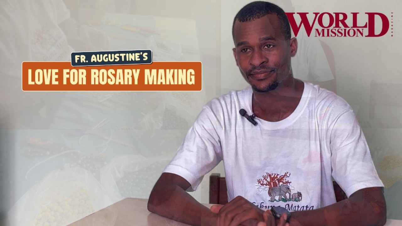 Fr. Augustine's love for making rosaries