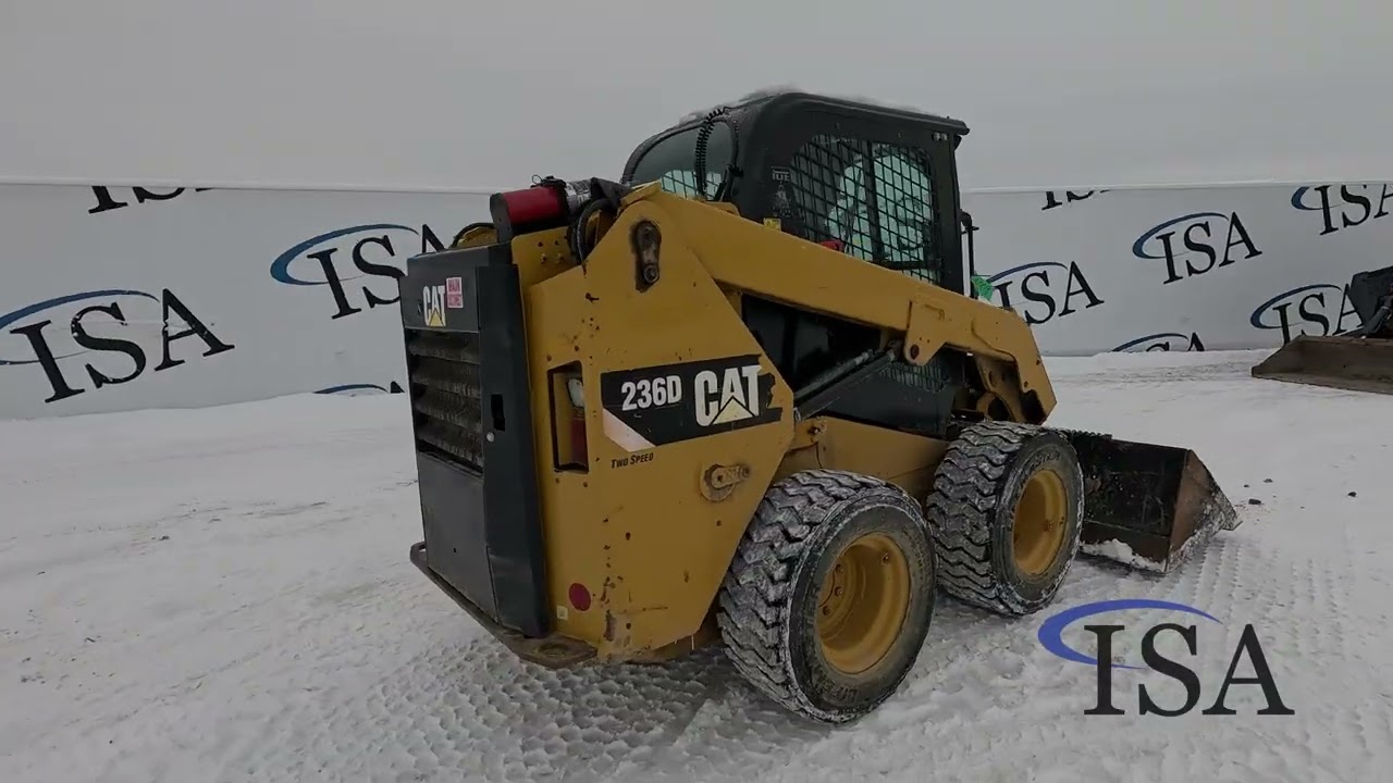60009 - Caterpillar 236D Wheeled Skid Steer will be sold at auction!