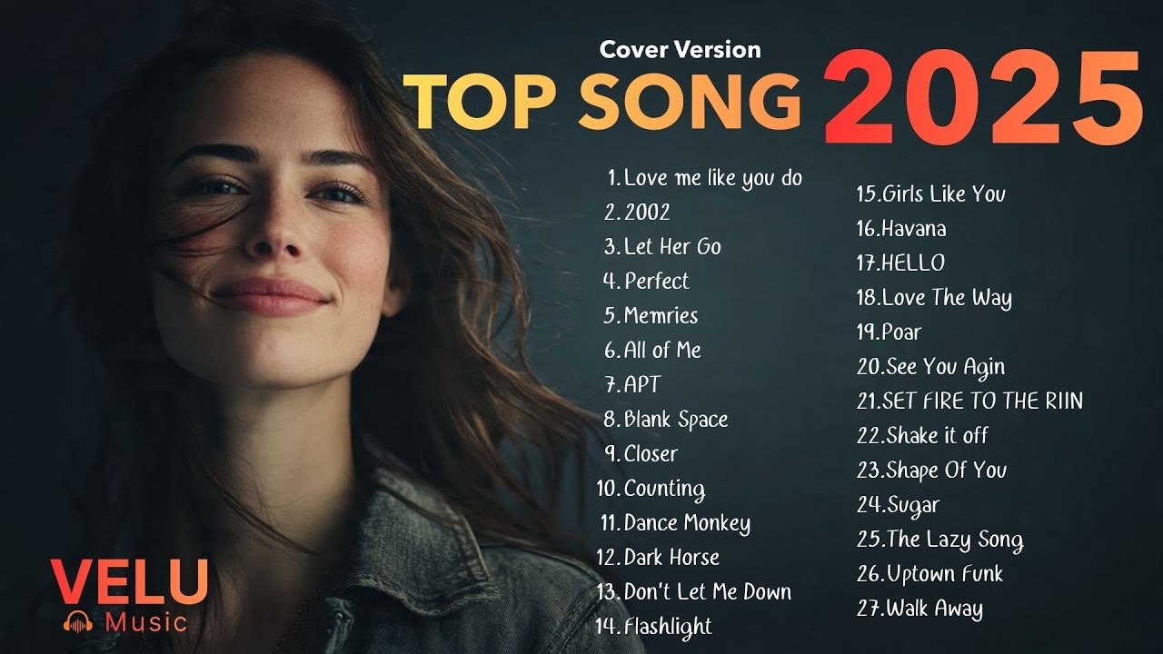 Top Cover Songs 2025 🎙✨ Best International Hits | Velu Music
