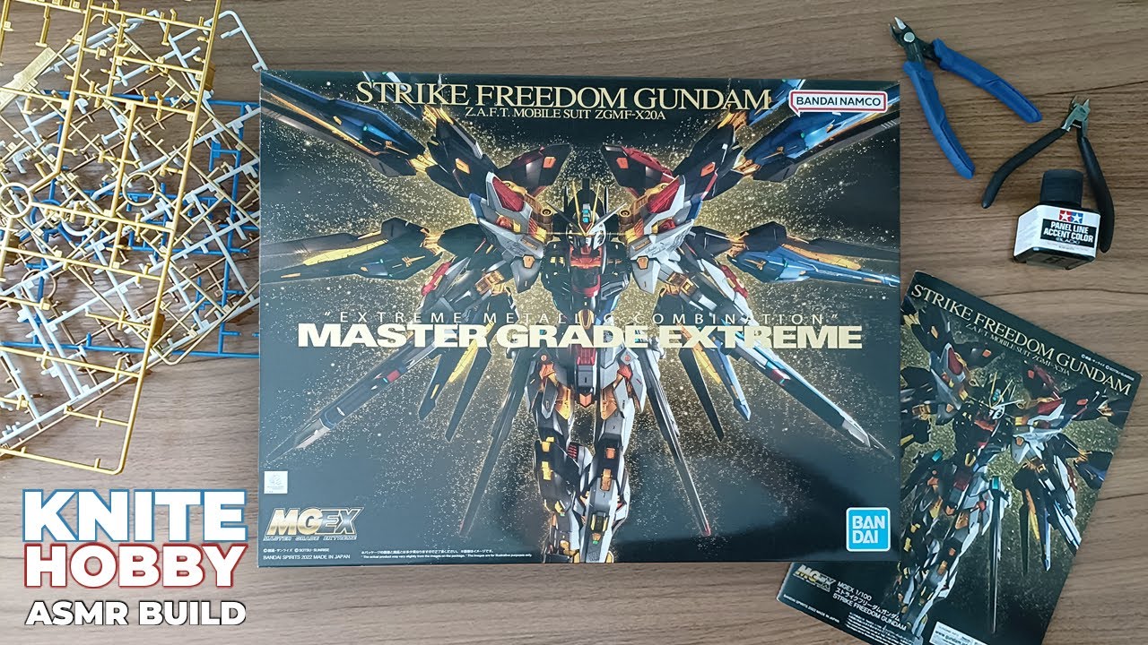 MGEX 1/100 Strike Freedom Gundam | ASMR Build | Mobile Suit Gundam SEED Destiny