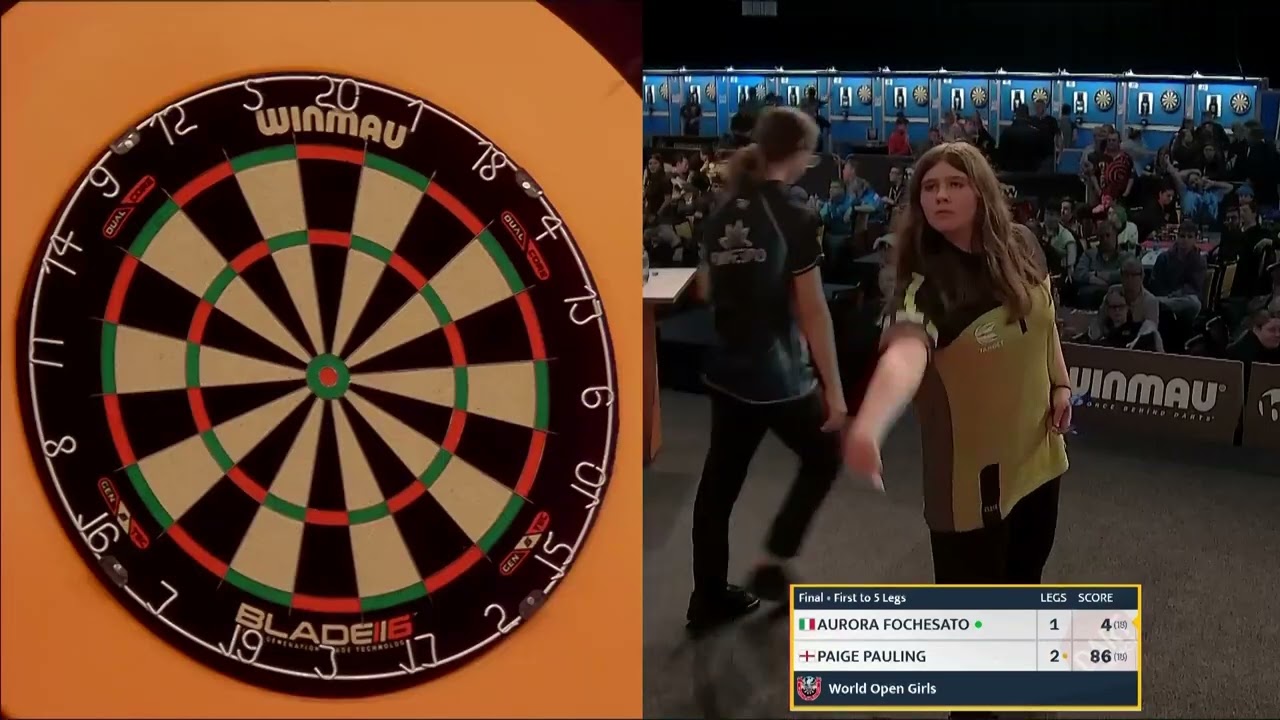 Aurora Fochesato Vs Paige Pauling Winmau World Masters 2022 Girls Final