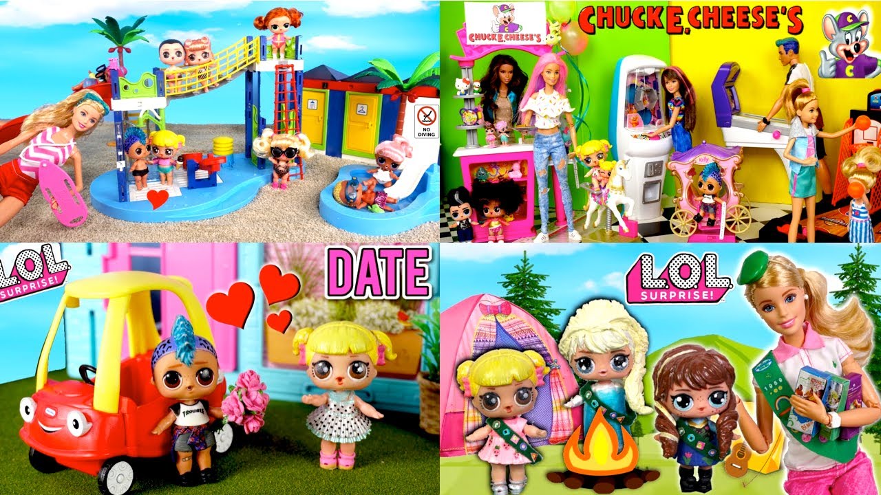 LOL Dolls Baby Goldie & Punk Boy Adventures - Barbie Family Stories