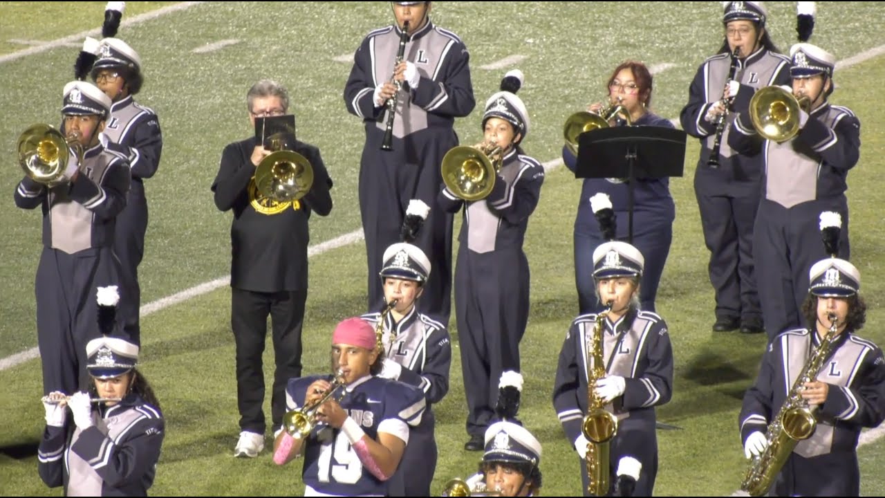 The Lorain High School Titans Marching Band Alumni Night 2025 - Halftime Show 10-17-25