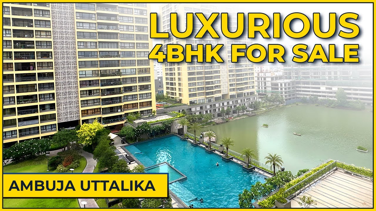 4036 sq ft 4 BHK + 4 T lavish apartments at Ambuja Utalika @ Mukundapur, EM Bypass | Watta Place