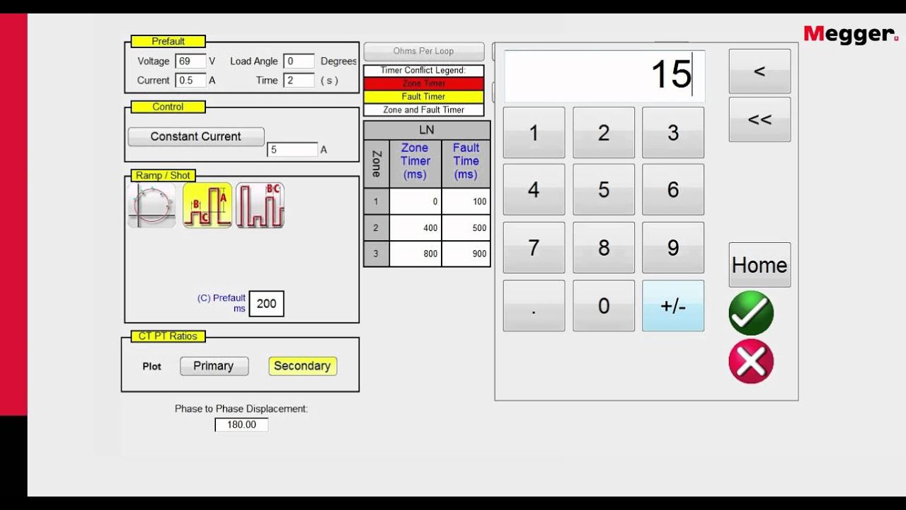 Impedance Relay Testing with Megger FREJA