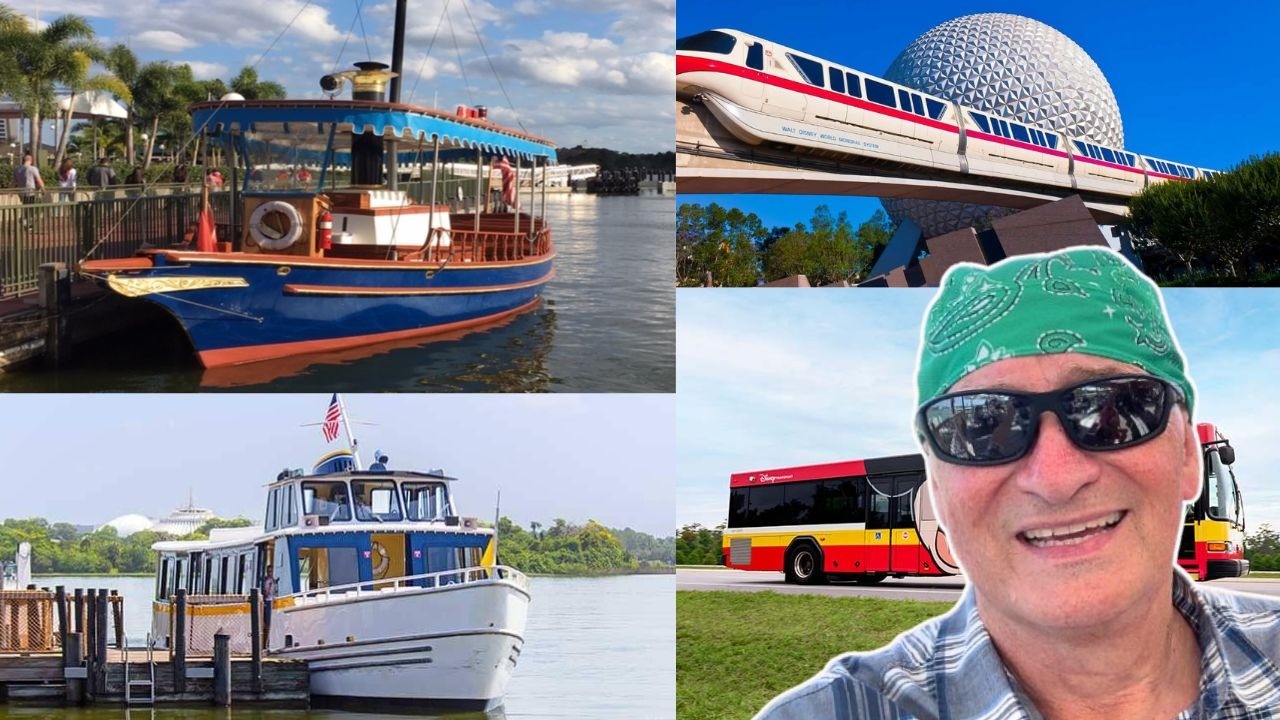 Using Disney's FREE Transportation All Day! No Pass or Ticket Needed