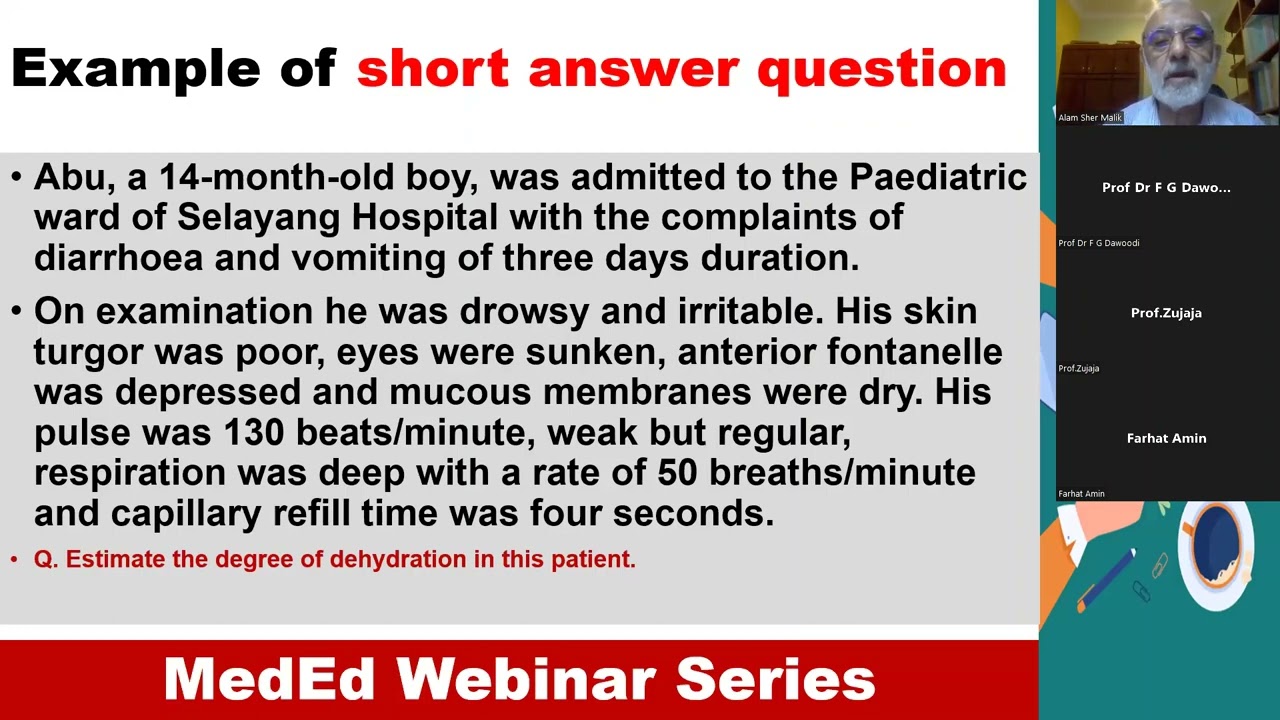 MedEd Webinar - Structured Essay Questions and their Marking Schemes