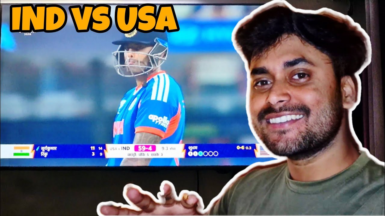 India vs USA first world cup match 😍 @Gauravkagharana 