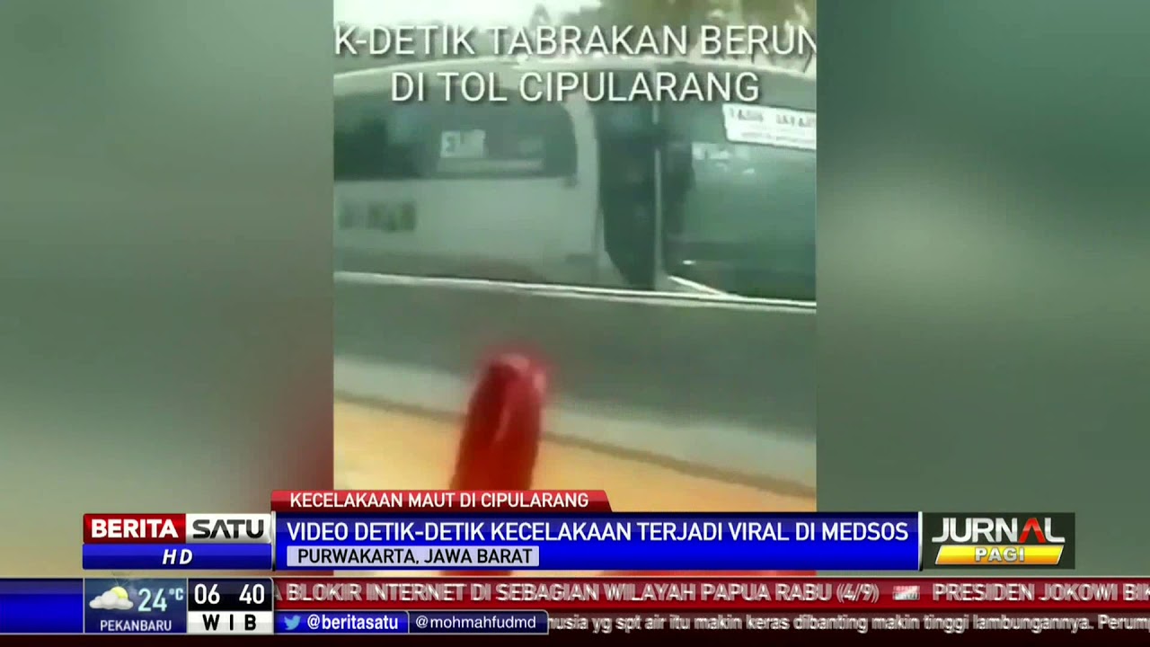 Video Detik-Detik Kecelakaan Maut di Cipularang