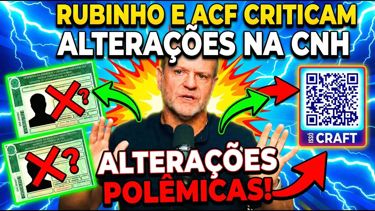 Rubinho e ACF comentam sobre as alterações na CNH  e criticam capacitação de novos condutores