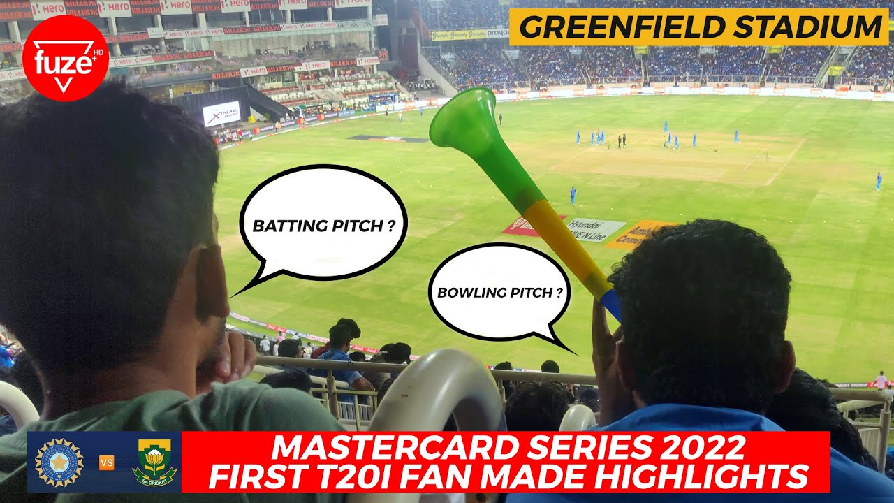 India vs South Africa | First T20I Match | Greenfield Stadium | Fan Made Highlights | Fuze HD