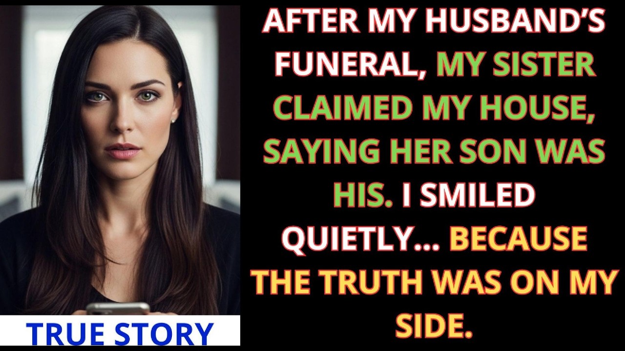 After My Husband’s Funeral, My Sister Tried to Steal My House… But She Made One Fatal Mistake