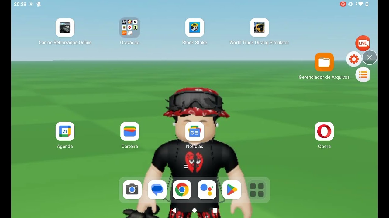 como gravar uma live pelo Mobizen live tutorial