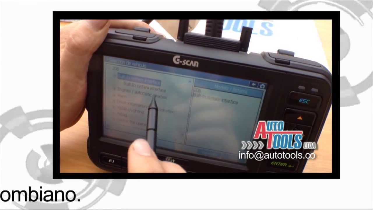 Codificación de llaves escáner automotriz G-scan.