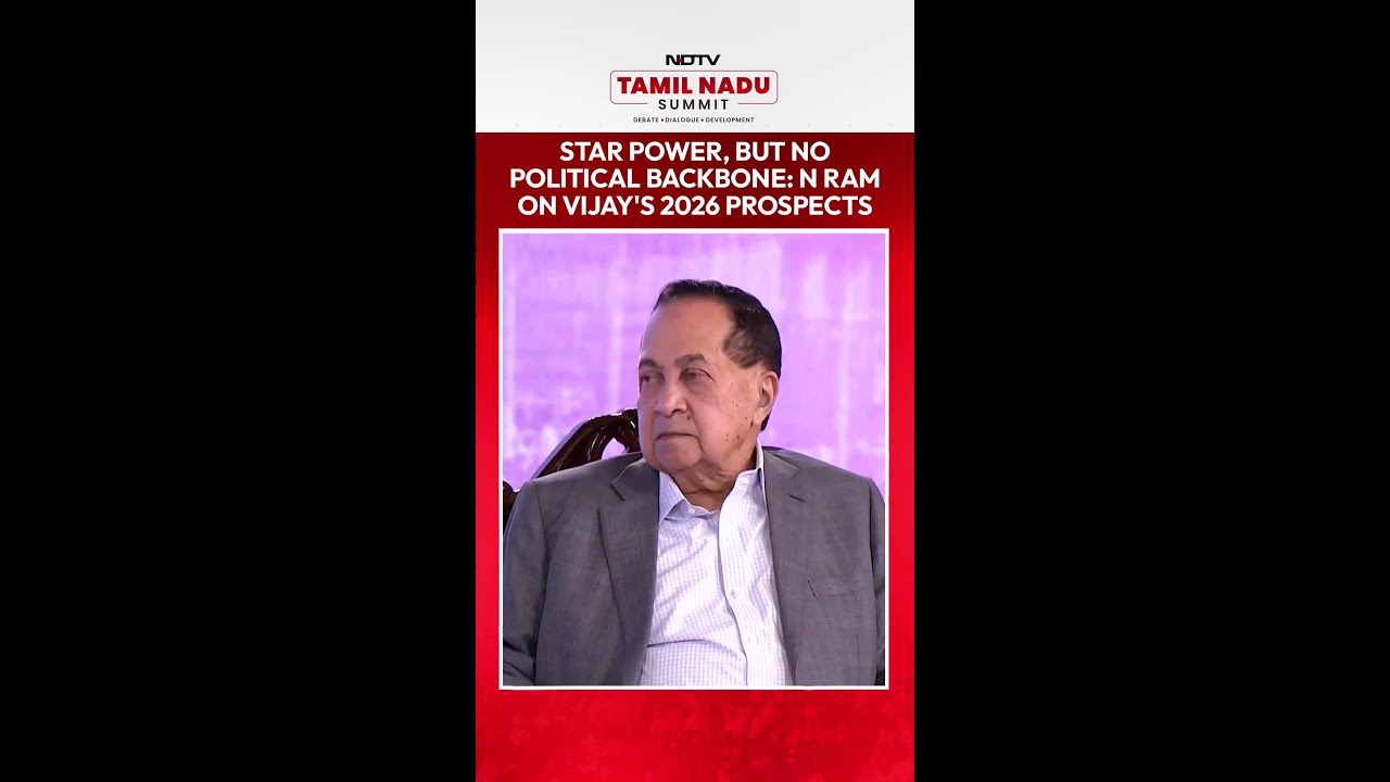 Actor Vijay News | Star Power, But No Political Backbone: N Ram on Vijay's 2026 Prospects
