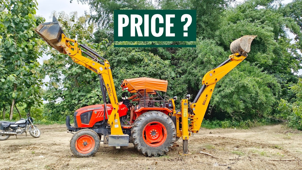 Day - 5 / Price of Bull V2 , V3 backhoe loader attached with Kubota / Full specifications 🔥