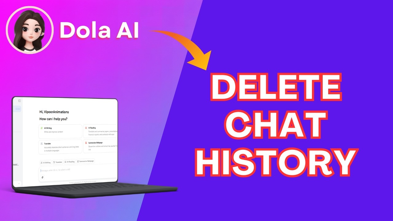 Как удалить историю чата из чат-ботов с искусственным интеллектом в Dola AI 2026?