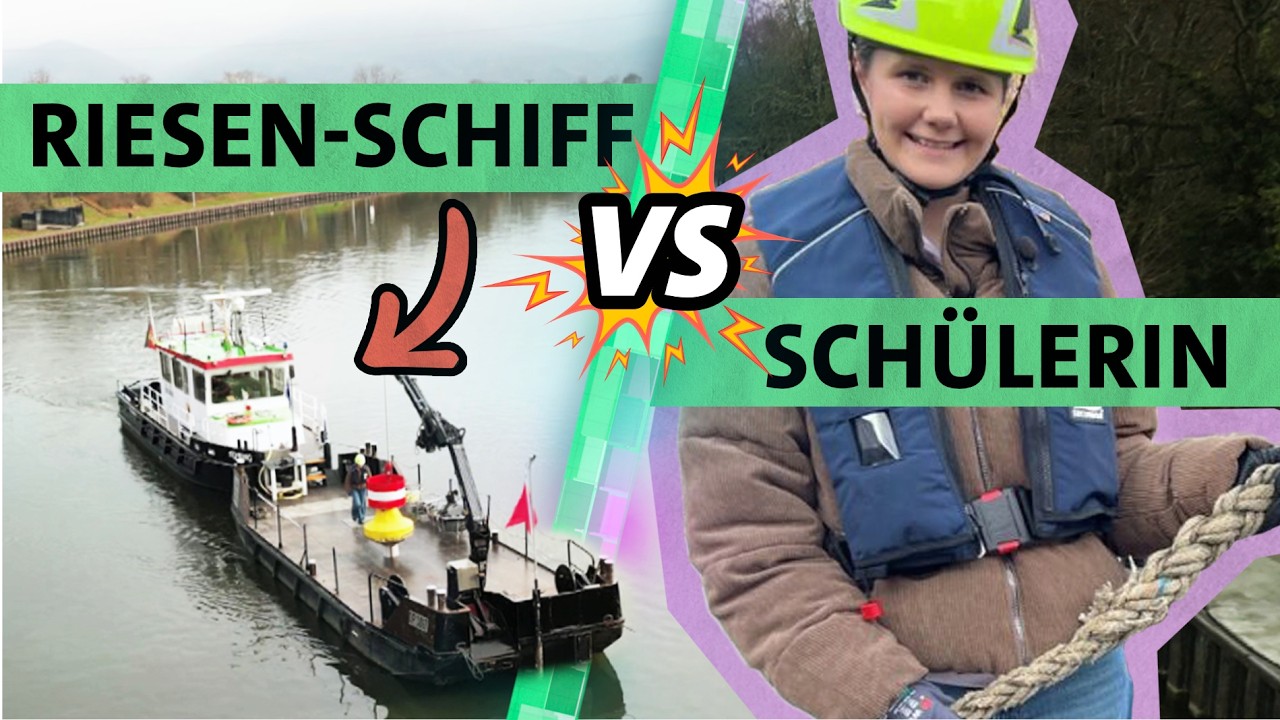 Kann SIE das tonnenschwere Schiff festmachen? JobChallenge Binnenschiffer/-in | ARD