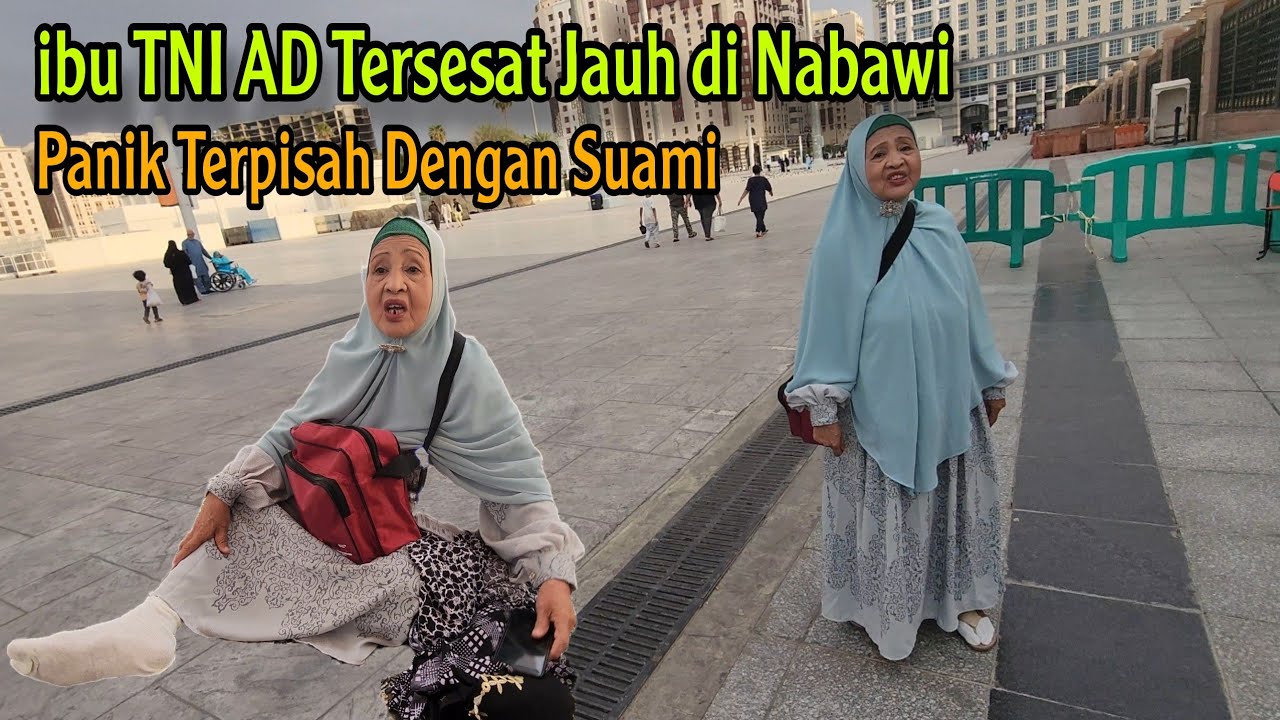KELILING CARI SUAMI SAMPAI TERSESAT JAUH//IBU PENSIUNAN TNI AU PANIK MAU PULANG KE HOTEL TDK TAU JLN