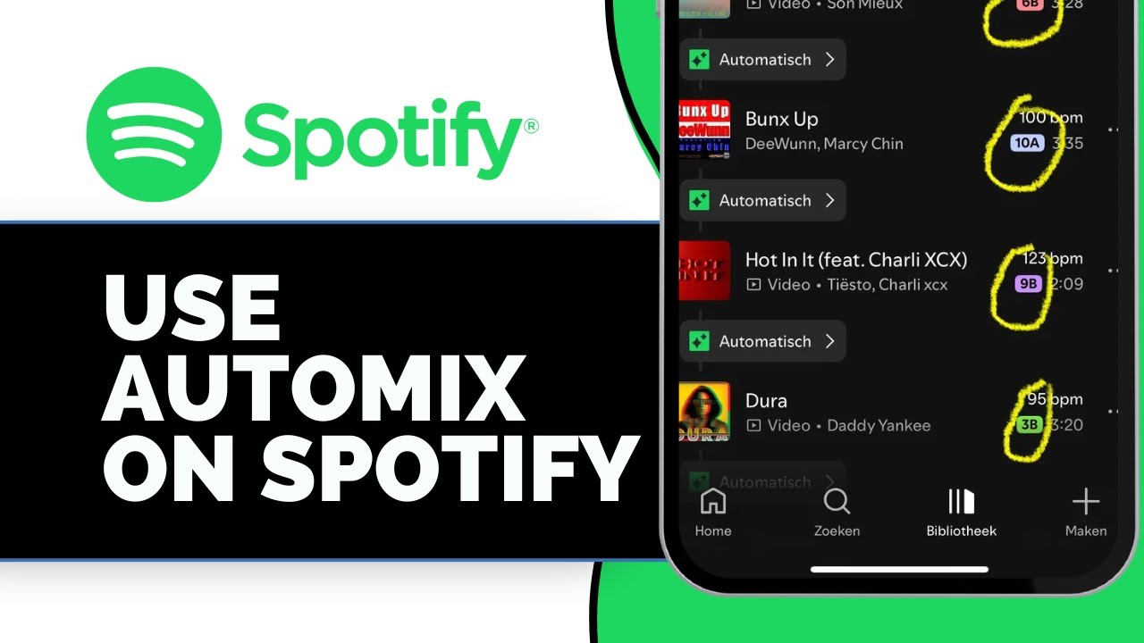 Как использовать AutoMix в Spotify (2025)