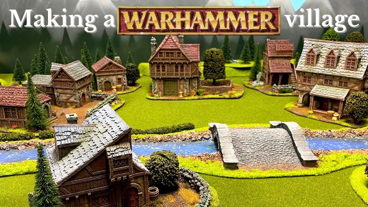 Making a Warhammer village
