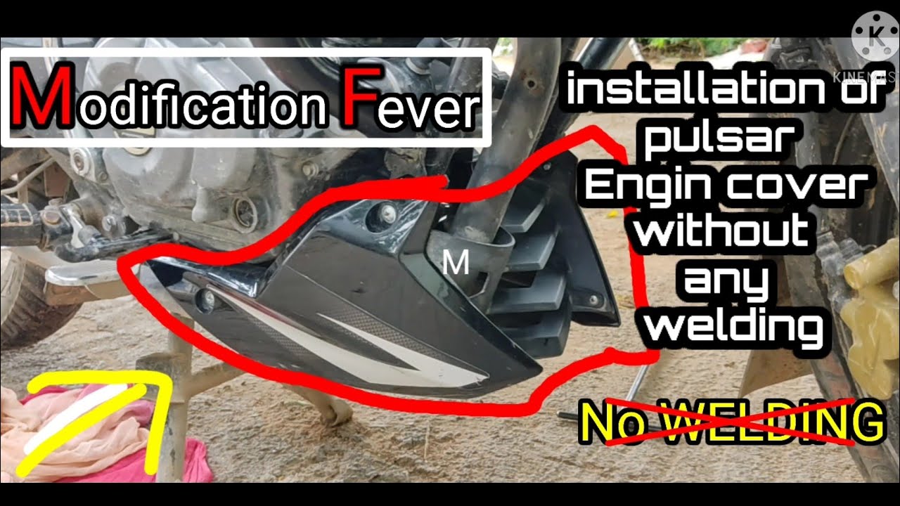 Pulsar 150/180//220 Engin cover/Engine guard/Belly pan | Installation|