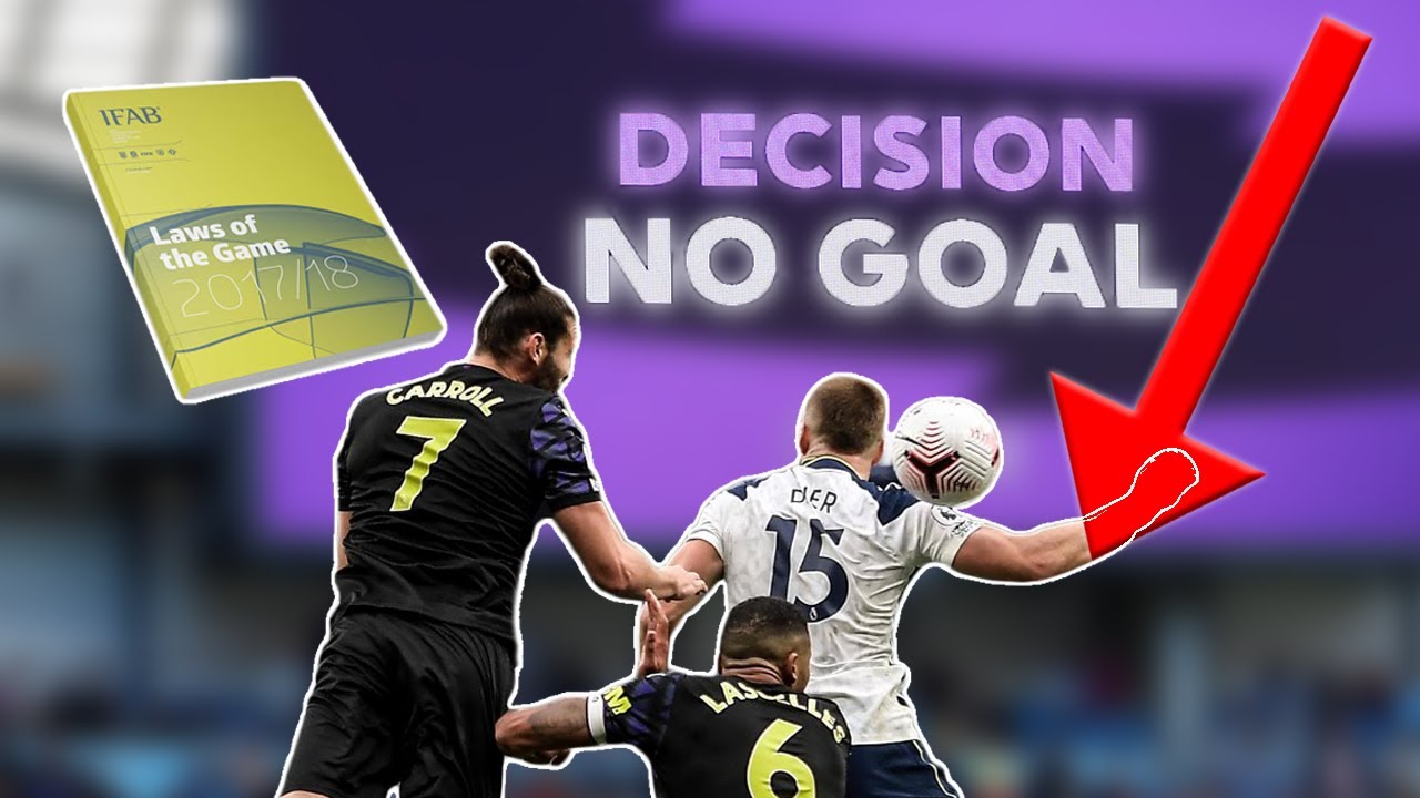 The New Handball Rule in Football                                            #handball #var #referee
