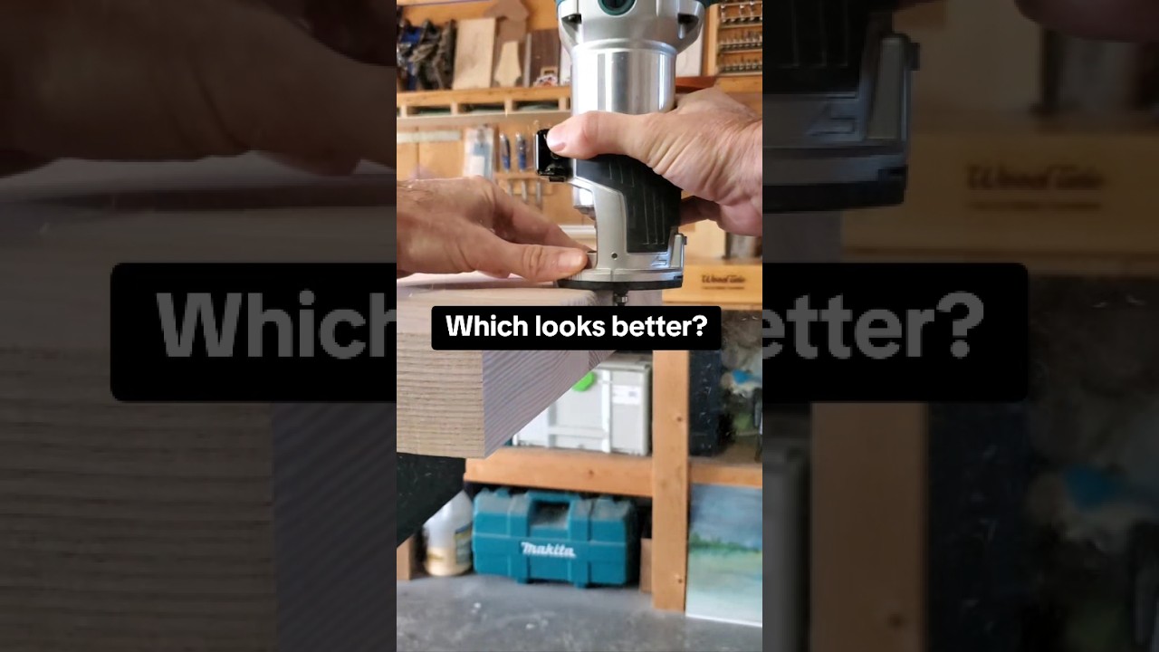 Roundover Vs. Chamfer Which Router Profile Looks Better?