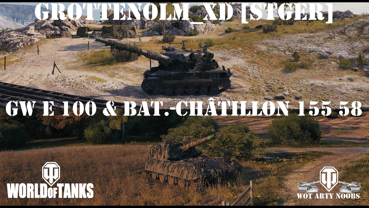 GW E 100 & Bat.-Châtillon 155 58 - Grottenolm_XD [STGER]