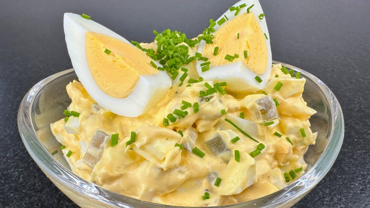 Идеальный яичный салат за 5 минут, просто и вкусно!