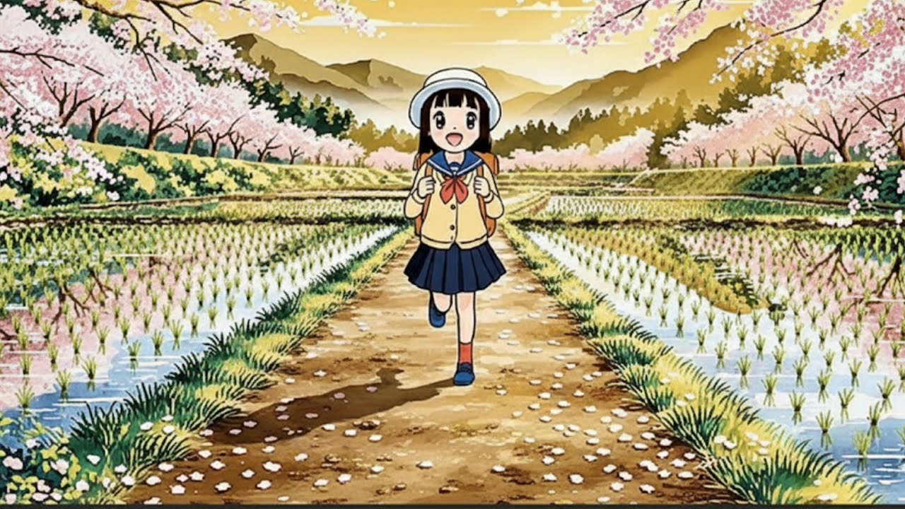 CHIA’s Garden – Gentle First School Morning 優しいはじめての登校日 Cozy Lofi Piano & Nostalgic Countryside Ambi