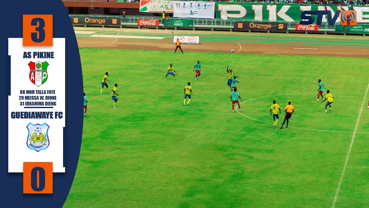 AS Pikine 3-0 Guédiawaye FC : Les Temps Forts du Match | Ligue 1 Sénégal