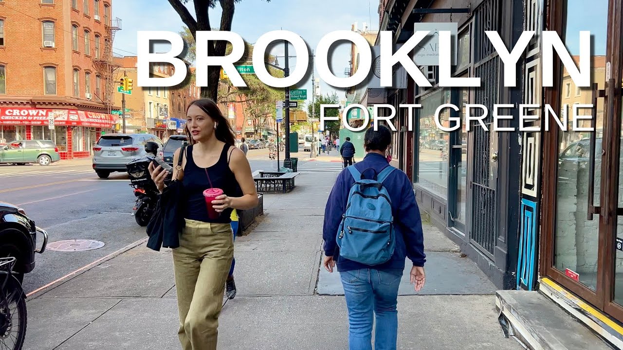 NEW YORK CITY Walking Tour [4K] - BROOKLYN - FORT GREENE
