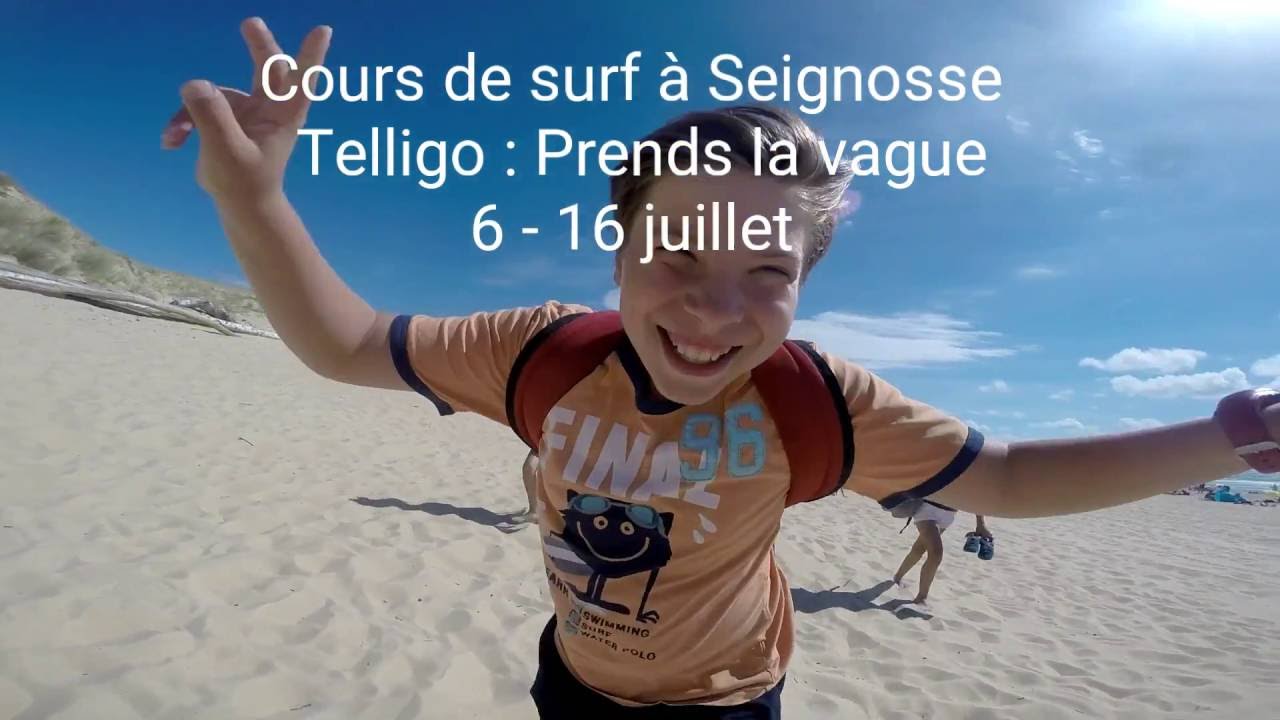 Colo Telligo - Prends La Vague du 6 au 16 juillet 2016 (Surf)