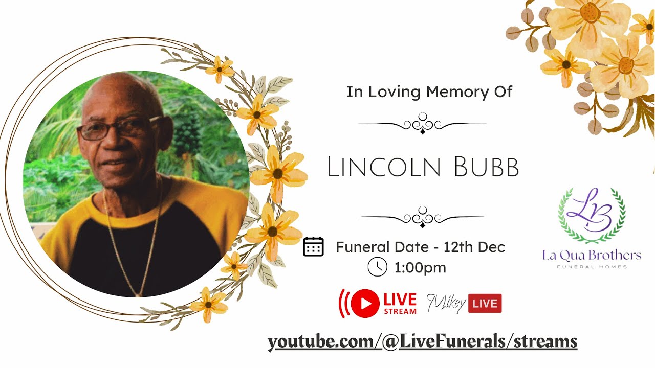 Funeral Service Of Lincoln Bubb