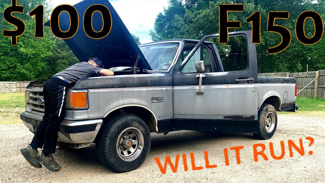 The $100 F150. Will it RUN and DRIVE?