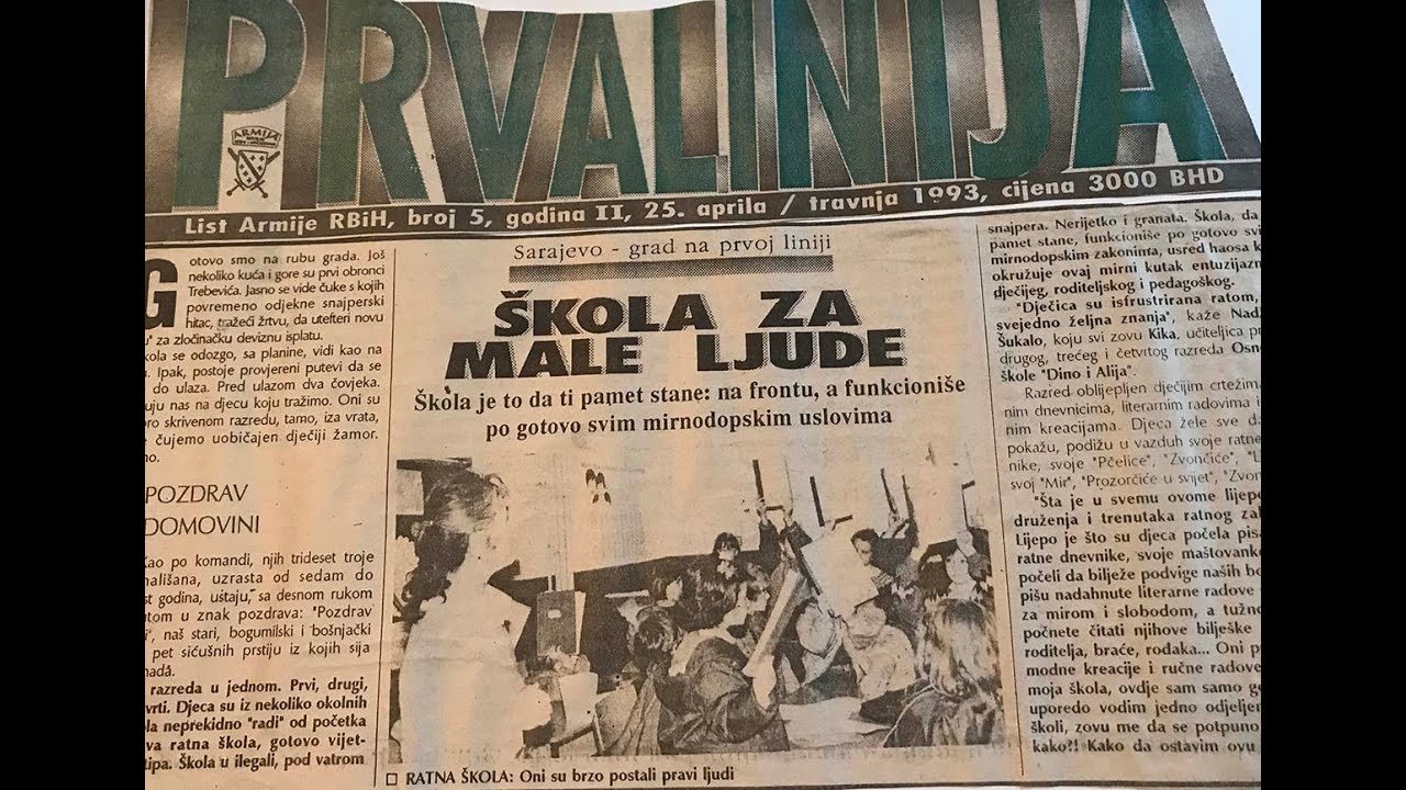 DNEVNIK ŠKOLE U ILEGALI Dokumentarni film